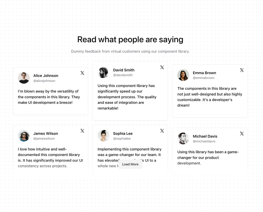Testimonials variant